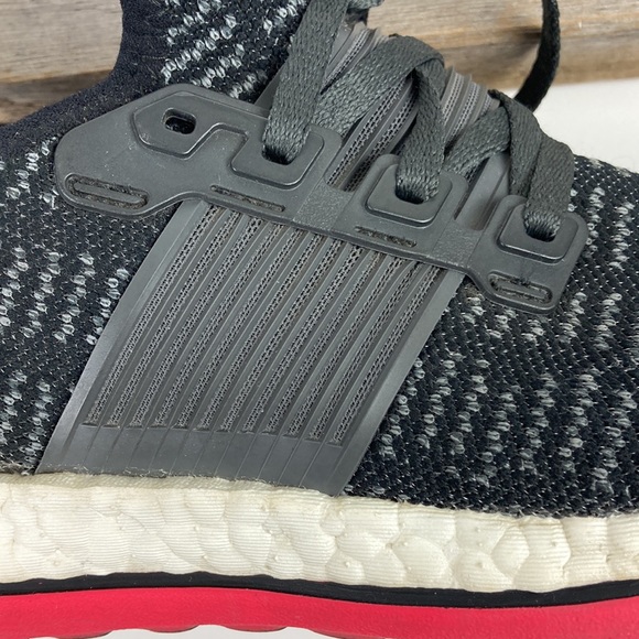 Adidas Pure Boost Black & Pink Running Shoe - Picture 7 of 15